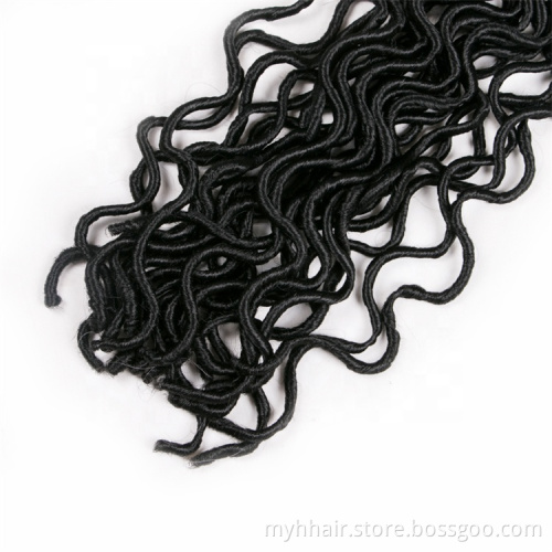 Faux Locs 20 Inch 85 g/pack,24 strands/pack Synthetic Braiding Hair extensions Crochet Braid hair Body Wave curly